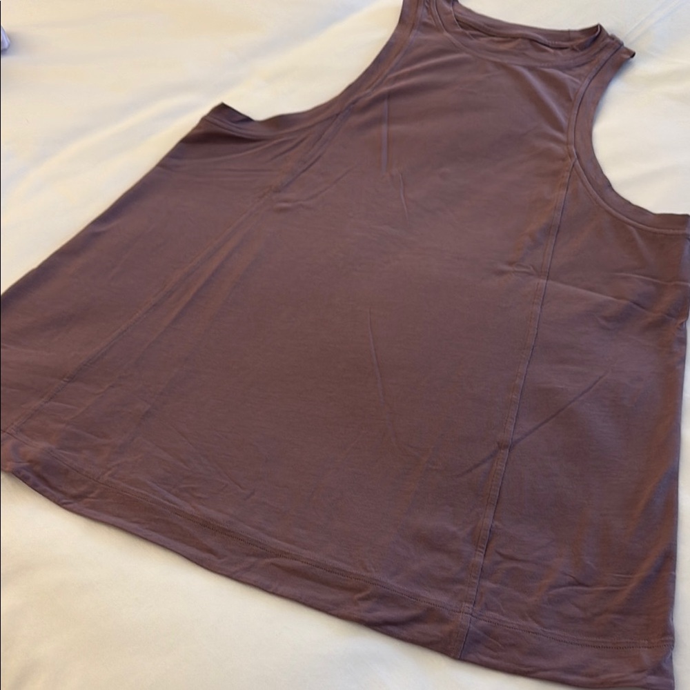 Lululemon Long cotton crewneck tank top